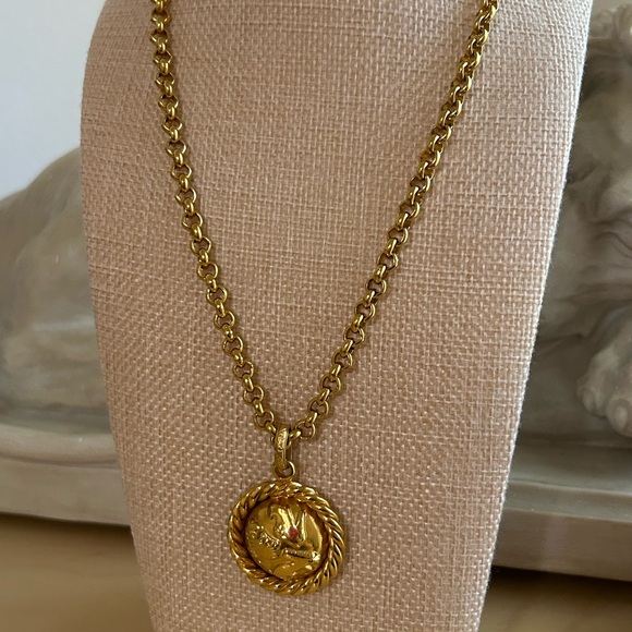 Salvatore Ferragamo Gold Chain Link Necklace - Picture 11 of 14